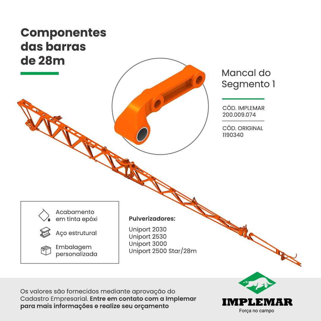 Mancal para o Segmento 1 Uniport 28M jacto